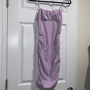 New Soft lavender flattering dress! ✨ NEVER BEEN WORN!